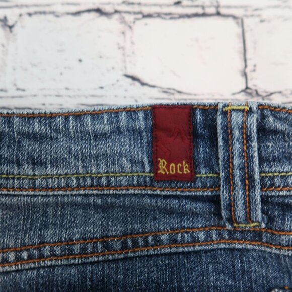 DENIM ROCK JEANS MINI SKIRT MEDIUM - Picture 3 of 11